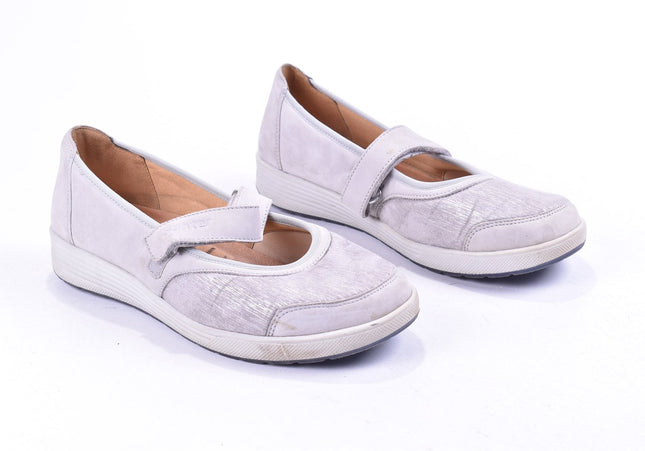 Ganter Damen Halbschuhe Slipper Ballerinas UK 5,5 Nr. 23-F 2412-Schuh-Gebraucht-secondhand