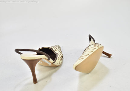 Escada Damen Sandale Sandalette EUR 40 Nr. 25-S 2812-SchuhGebraucht