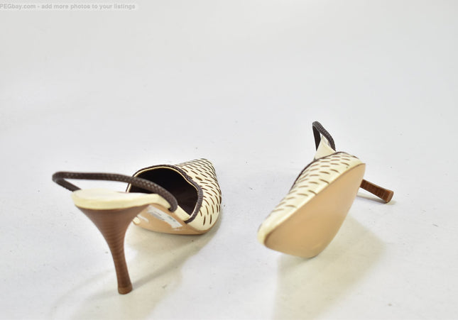 Escada Damen Sandale Sandalette EUR 40 Nr. 25-S 2812-SchuhGebraucht