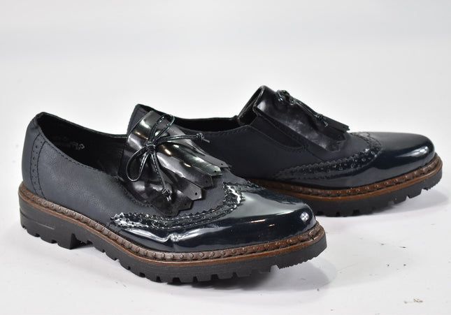 Rieker Damen Halbschuhe Slipper Ballerinas EUR 37 Nr. 24-Y 1678-Schuh-Gebraucht-secondhand