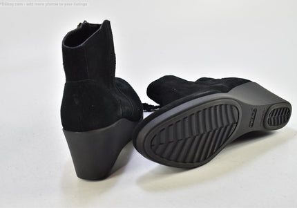 Crocs Damen Stiefelette Boots SL 27cm Nr.25-B 1079-gebrauchte Schuhe-second hand-SchuhGebraucht