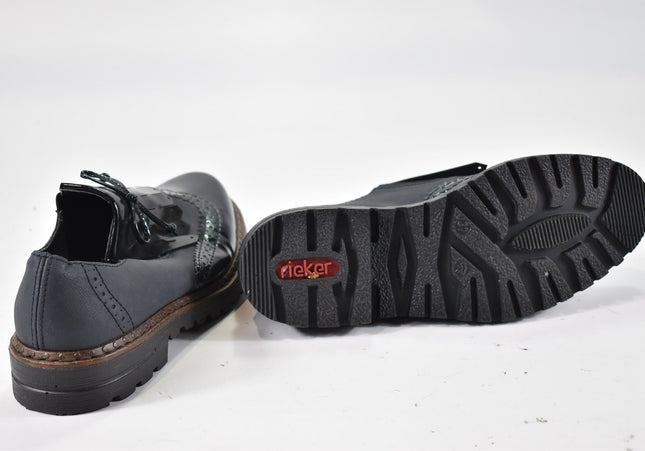 Rieker Damen Halbschuhe Slipper Ballerinas EUR 37 Nr. 24-Y 1678-Schuh-Gebraucht-secondhand