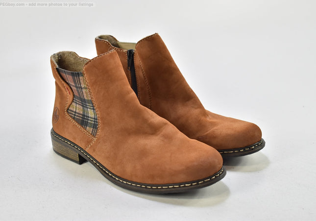 Rieker Damen Stiefelette Boots EUR 39 Nr.25-B 1080-gebrauchte Schuhe-second hand-SchuhGebraucht