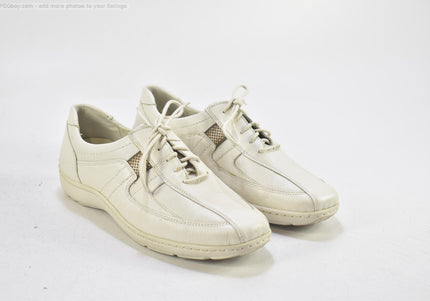Waldläufer Damen Halbschuhe Freizeitschuhe UK 4 Nr. 25-J 3345-Schuh-Gebraucht-secondhand