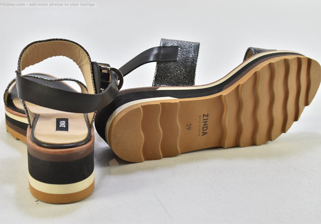 Zinda  Damen Sandale Sandalette  EUR 39 Nr. 26-S 1582