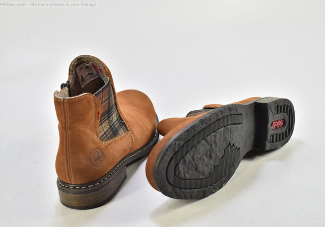 Rieker Damen Stiefelette Boots EUR 39 Nr.25-B 1080-gebrauchte Schuhe-second hand-SchuhGebraucht