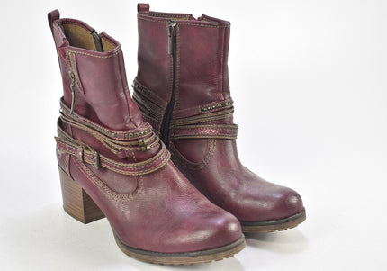 Mustang Damen Stiefelette Boots EUR 40 Nr. 24-F 2380-Schuh-Gebraucht-secondhand