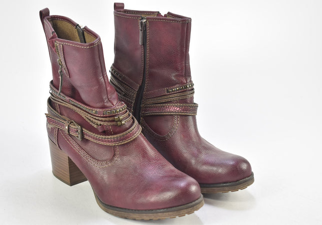 Mustang Damen Stiefelette Boots EUR 40 Nr. 24-F 2380-Schuh-Gebraucht-secondhand
