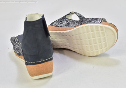 Waldläufer Damen Sandale Sandalette UK 4 Nr. 25 S 4156-SchuhGebraucht