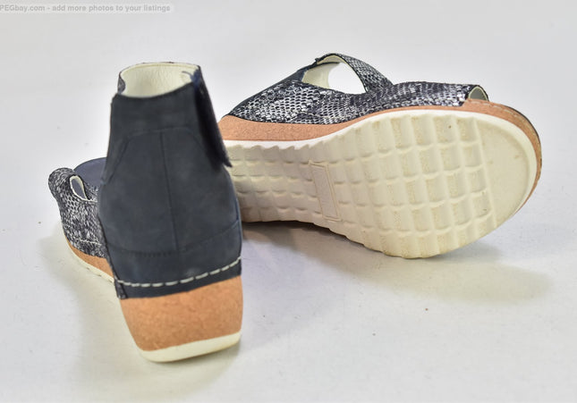 Waldläufer Damen Sandale Sandalette UK 4 Nr. 25 S 4156-SchuhGebraucht