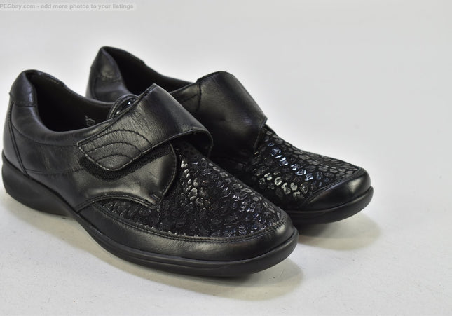 Waldläufer  Damen Halbschuhe Slipper Ballerinas  UK 7,5 Nr. 25-O 2390