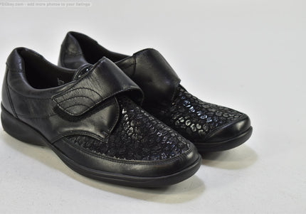 Waldläufer  Damen Halbschuhe Slipper Ballerinas  UK 7,5 Nr. 25-O 2390