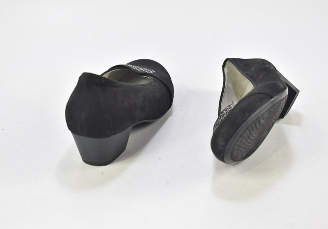 Waldläufer Damen Pumps High Heels UK 6 Nr. 24-A 4500-Schuh-Gebraucht-secondhand