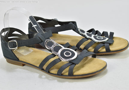 Rieker Damen Sandale Sandalette EUR 42 Nr. 25 S 4159-SchuhGebraucht