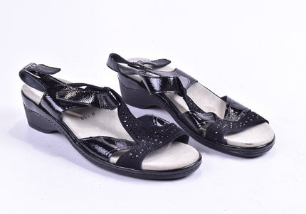 Semler Damen Sandale Sandalette UK 6,5 Nr. 24-SD 2347-Schuh-Gebraucht-secondhand