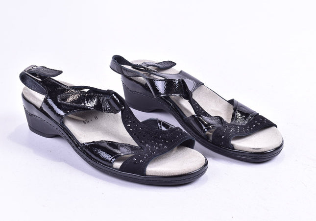 Semler Damen Sandale Sandalette UK 6,5 Nr. 24-SD 2347-Schuh-Gebraucht-secondhand
