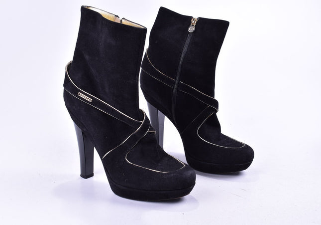 Escada Damen Stiefelette Boots EUR 40 Nr. 24-J 389-Schuh-Gebraucht-secondhand