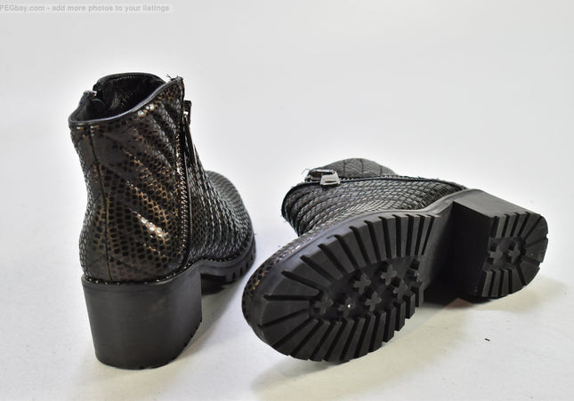 GiAnni Damen Stiefelette Boots EUR 36 Nr.25-B 1084-gebrauchte Schuhe-second hand-SchuhGebraucht