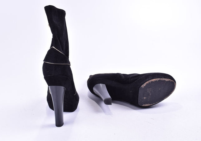 Escada Damen Stiefelette Boots EUR 40 Nr. 24-J 389-Schuh-Gebraucht-secondhand