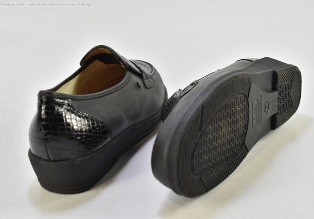 Finn Comfort Damen Halbschuhe Slipper Ballerinas UK 7 Nr. 25-T 732-gebrauchte schuhe-second hand-SchuhGebraucht