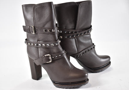 Damen Stiefelette Boots SL 26,5 cm Nr. 24-M 1030-Schuh-Gebraucht-secondhand