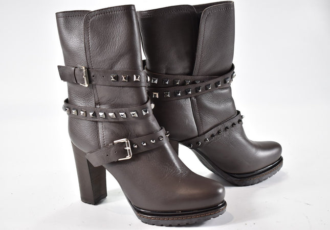 Damen Stiefelette Boots SL 26,5 cm Nr. 24-M 1030-Schuh-Gebraucht-secondhand