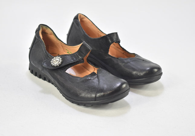 Think Damen Halbschuhe Slipper Ballerinas EUR 36,5 Nr. 24-Y 893-Schuh-Gebraucht-secondhand