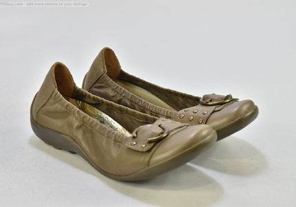 Brigitte K.  Damen Halbschuhe Slipper Ballerinas  UK 4,5 Nr. 25-O 1828
