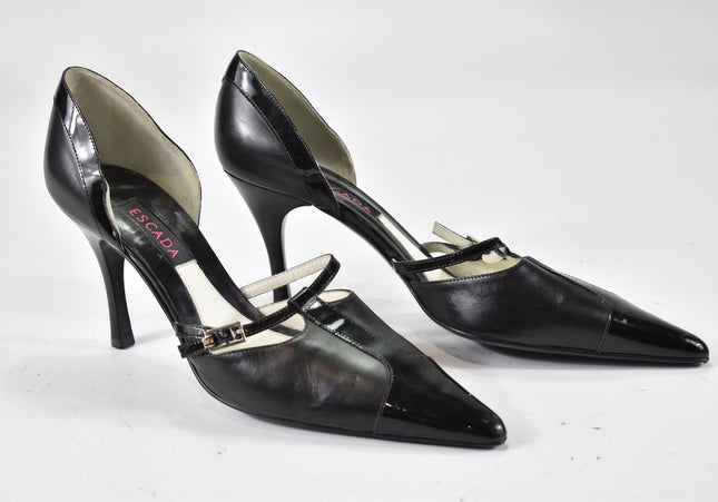 Escada Damen Pumps High Heels EUR 38,5 Nr. 24-Y 1684-Schuh-Gebraucht-secondhand