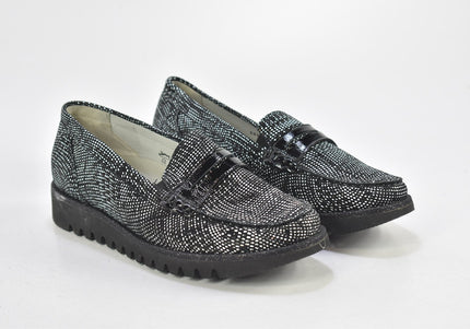 Waldläufer Damen Halbschuhe Slipper Ballerinas UK 5 Nr. 23-A 899-Schuh-Gebraucht-secondhand