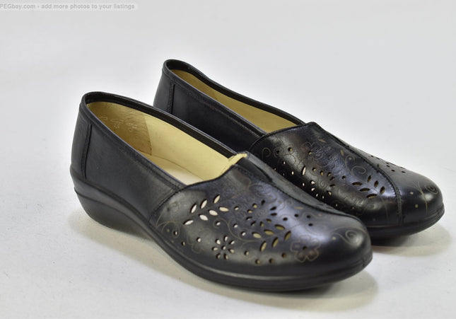 Alpina Damen Halbschuhe Slipper Ballerinas EUR 37 Nr. 25-T 1166-gebrauchte Schuhe-Second hand-SchuhGebraucht