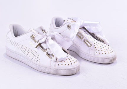 Puma Basket Damen Sportschuhe Sneaker EUR 37 Nr. 24-F 560-Schuh-Gebraucht-secondhand