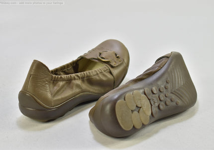 Brigitte K.  Damen Halbschuhe Slipper Ballerinas  UK 4,5 Nr. 25-O 1828