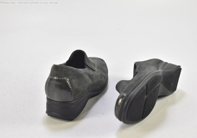 Semler Damen Halbschuhe Slipper Ballerinas UK 1 Nr. 25-F 530-Schuh-Gebraucht-secondhand