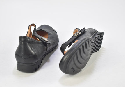 Think Damen Halbschuhe Slipper Ballerinas EUR 36,5 Nr. 24-Y 893-Schuh-Gebraucht-secondhand