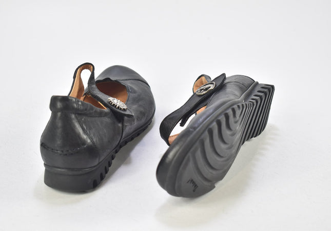 Think Damen Halbschuhe Slipper Ballerinas EUR 36,5 Nr. 24-Y 893-Schuh-Gebraucht-secondhand