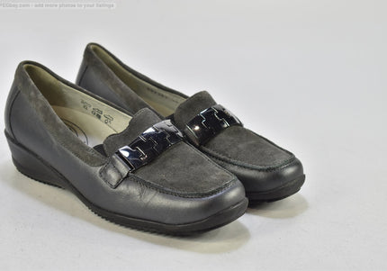 Waldläufer  Damen Halbschuhe Slipper Ballerinas  UK 4,5 Nr. 25-N 1955