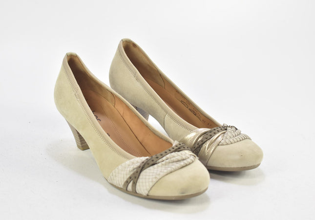 Gabor Damen Pumps High Heels UK 4 Nr. 24-J 2819-Schuh-Gebraucht-secondhand