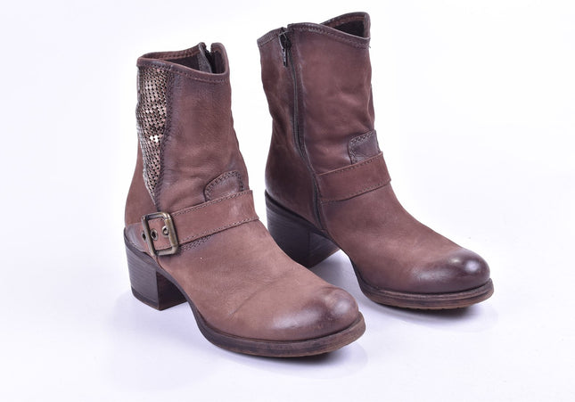 Salamander Damen Stiefelette Boots EUR 37 Nr. 23-M 3261-Schuh-Gebraucht-secondhand