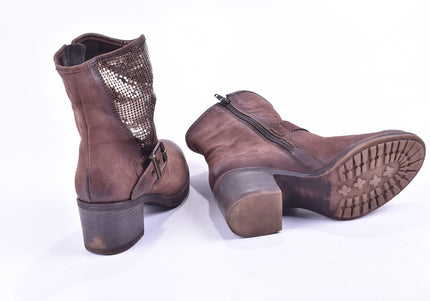 Salamander Damen Stiefelette Boots EUR 37 Nr. 23-M 3261-Schuh-Gebraucht-secondhand