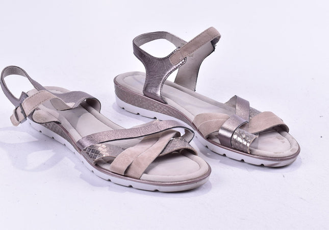 Ara Damen Sandale Sandalette UK 8 Nr. 24-SD 246-Schuh-Gebraucht-secondhand