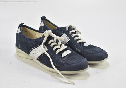 Waldläufer Damen Halbschuhe Freizeitschuhe UK 4,5 Nr. 25-J 2927-Schuh-Gebraucht-secondhand