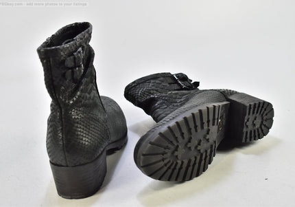 SPM Damen Stiefelette Boots EUR 39 Nr.25-B 1087-gebrauchte Schuhe-second hand-SchuhGebraucht