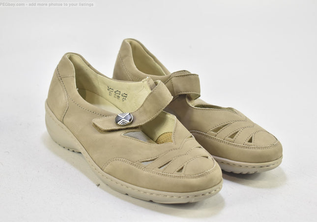 Waldläufer Damen Halbschuhe Slipper Ballerinas UK 6 Nr. 25-F 533-Schuh-Gebraucht-secondhand