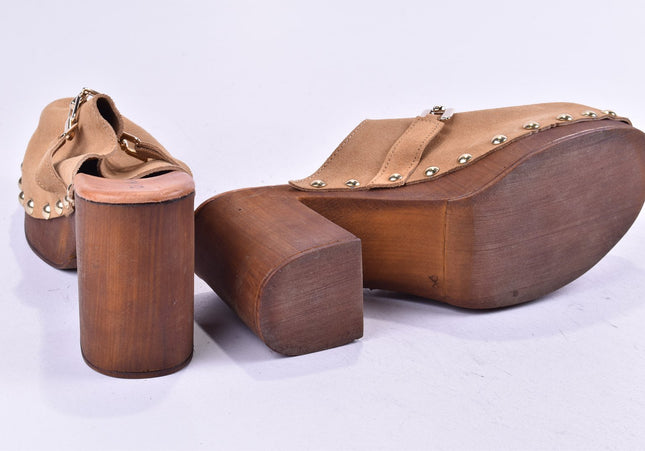 Di Nuovo Damen Sandale Pantolette SL 28 cm Nr. 24-SD 896-Schuh-Gebraucht-secondhand