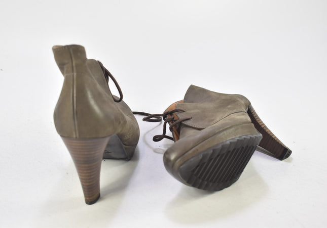 Paul Green Damen Stiefelette Boots UK 6 Nr. 24-U 781-Schuh-Gebraucht-secondhand