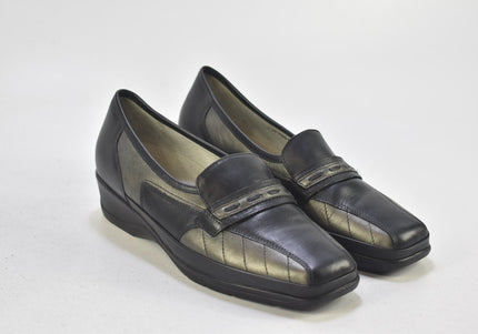 Waldläufer Damen Halbschuhe Slipper Ballerinas UK 6 Nr. 24-X 1665-Schuh-Gebraucht-secondhand