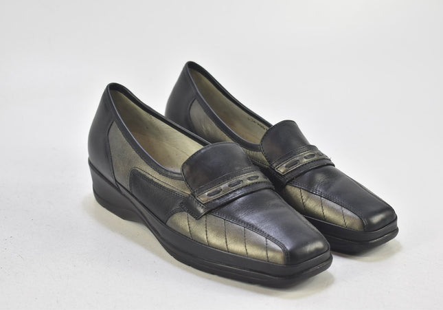 Waldläufer Damen Halbschuhe Slipper Ballerinas UK 6 Nr. 24-X 1665-Schuh-Gebraucht-secondhand