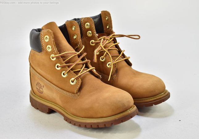 Timberland Damen Stiefelette Boots US 6,5 Nr.25-B 1090-gebrauchte Schuhe-second hand-SchuhGebraucht