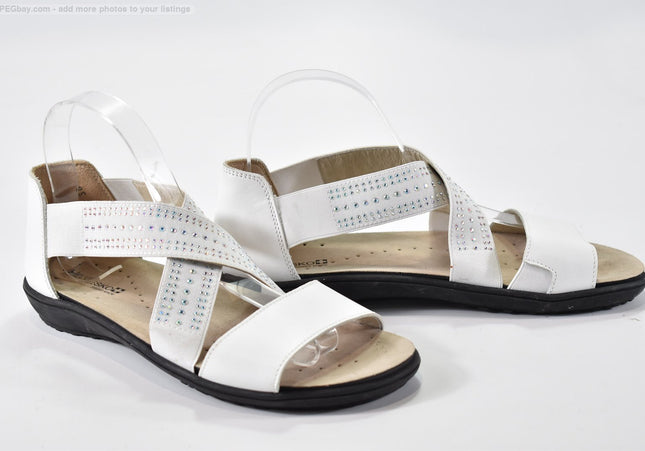 Helvesko Damen Sandale Sandalette EUR 38 Nr. 25-S 1220-Schuh-Gebraucht-secondhand